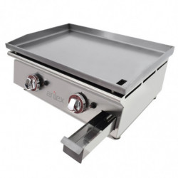 Arilex - Plancha a gas 60 cm acero laminado 6 mm 60PGLN