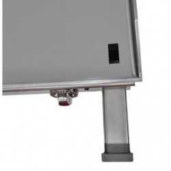 Arilex - Plancha a gas 60 cm acero laminado 6 mm 60PGLN