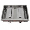 Arilex - Plancha a gas 60 cm acero laminado 6 mm 60PGLN