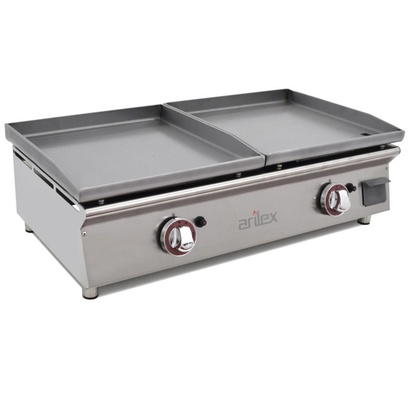 Arilex - Plancha a gas serie DUO laminada 6 mm 4040PGLLN