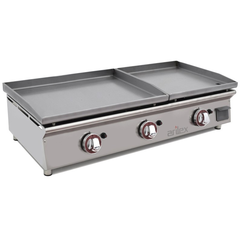 Arilex - Plancha a gas DUO (60 laminado + 40 laminado) 6040PGLLN